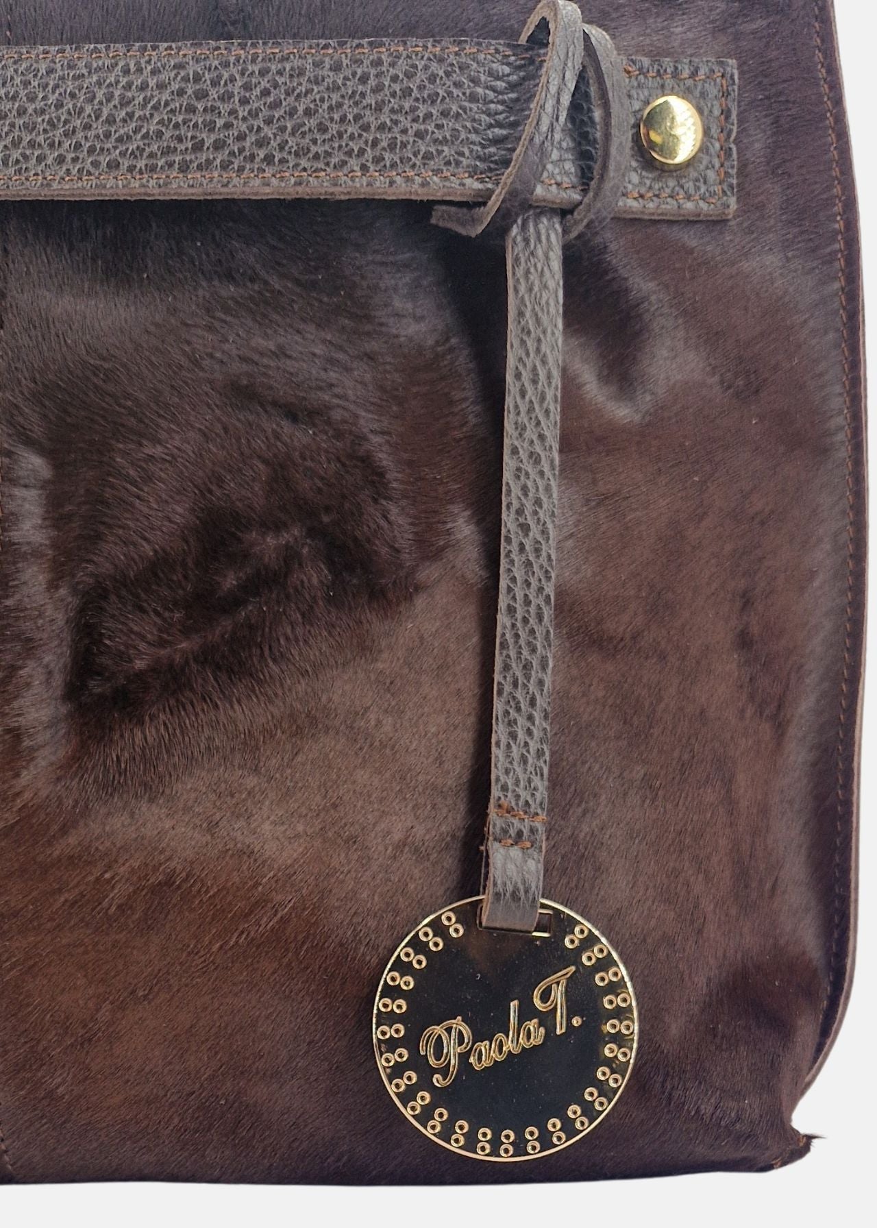 Borsa medium a tracolla in Cavallino