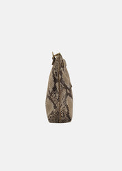 Borsa medium a tracolla  in pelle rettile