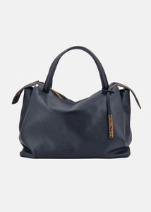 Bauletto medium in pelle morbida con dettagli oro
