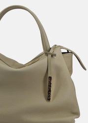 Bauletto medium in pelle morbida con dettagli oro