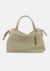 Bauletto medium in pelle morbida con dettagli oro