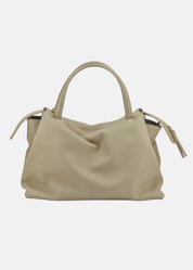 Bauletto medium in pelle morbida con dettagli oro