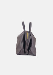 Bauletto medium in pelle morbida con dettagli oro
