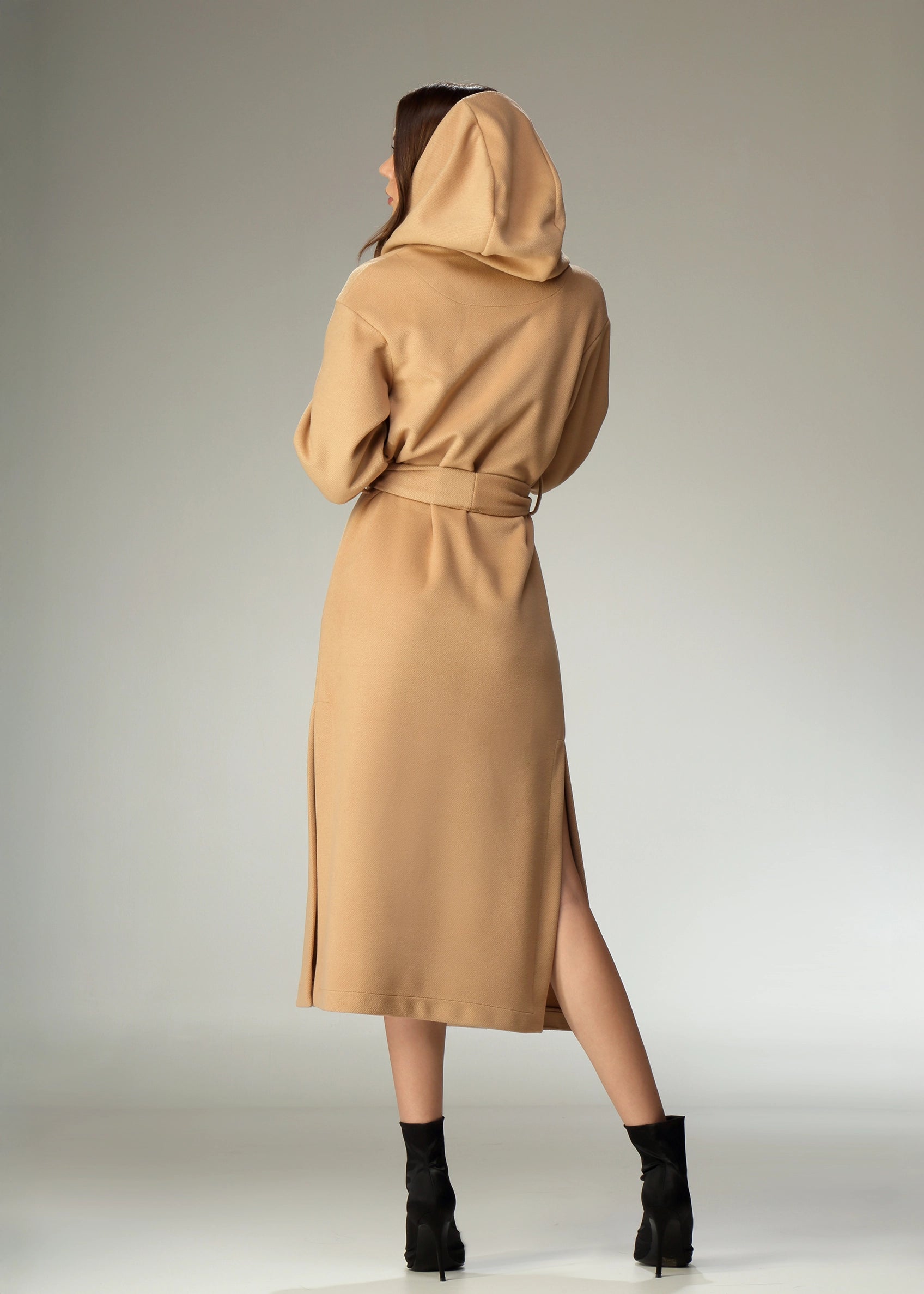 Cappotto con cappuccio