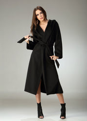 Cappotto con cappuccio