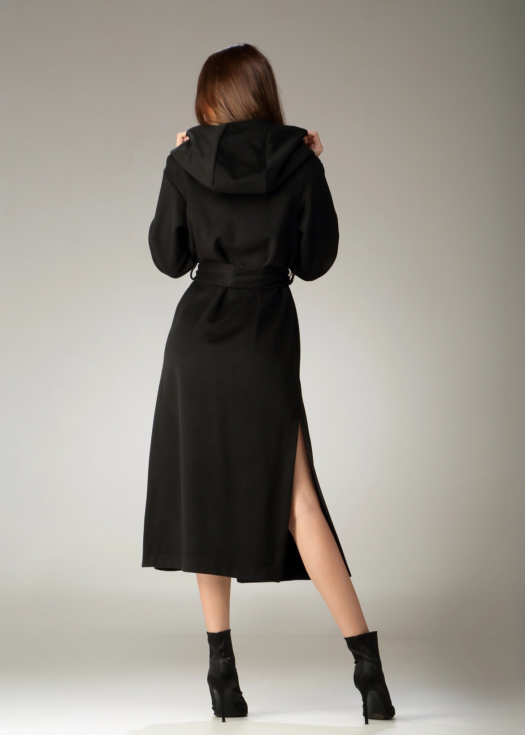 Cappotto con cappuccio