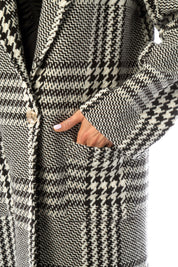 Cappotto con collo a revers