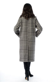 Cappotto con collo a revers