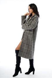 Cappotto con collo a revers