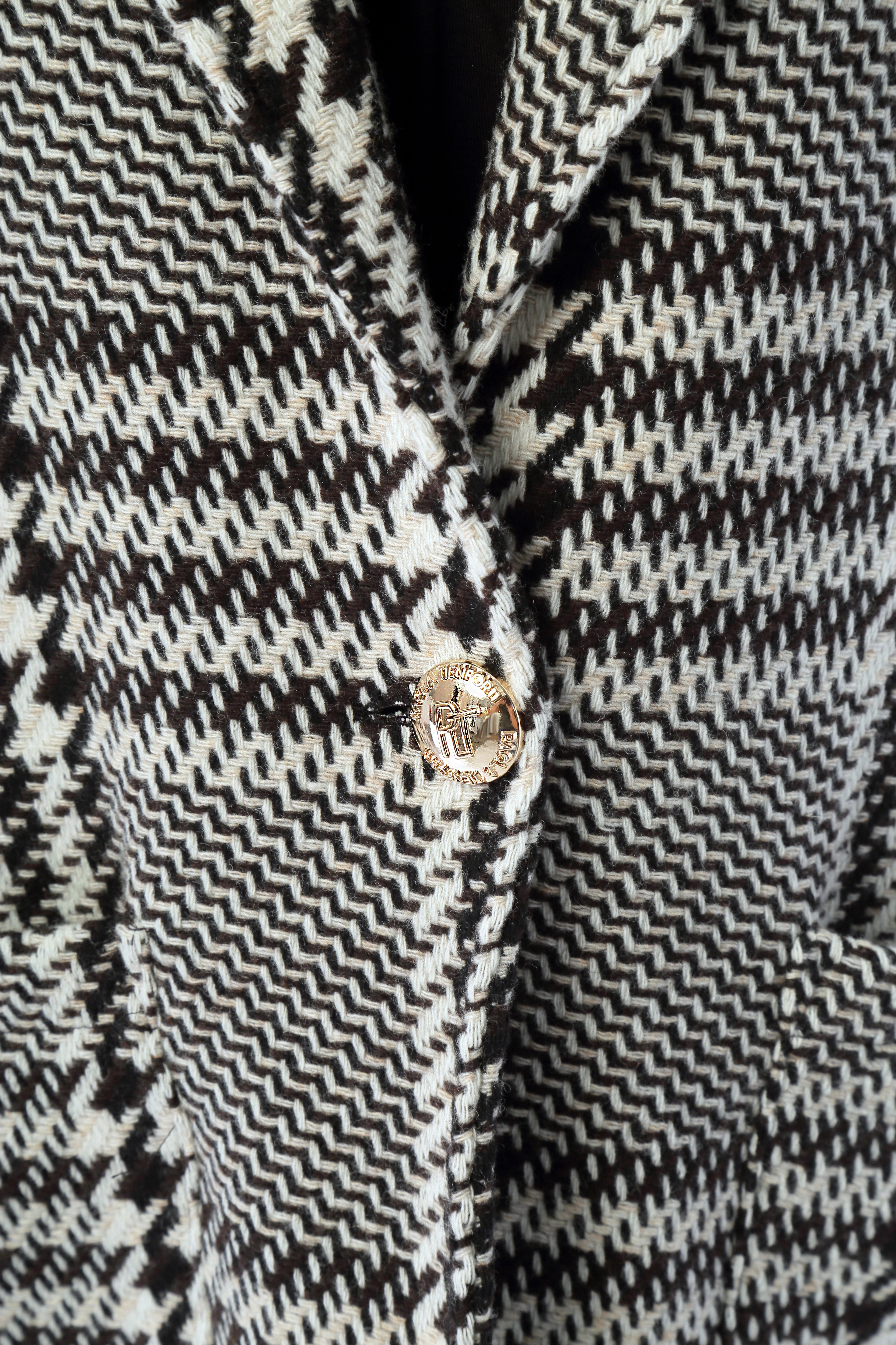 Cappotto con collo a revers