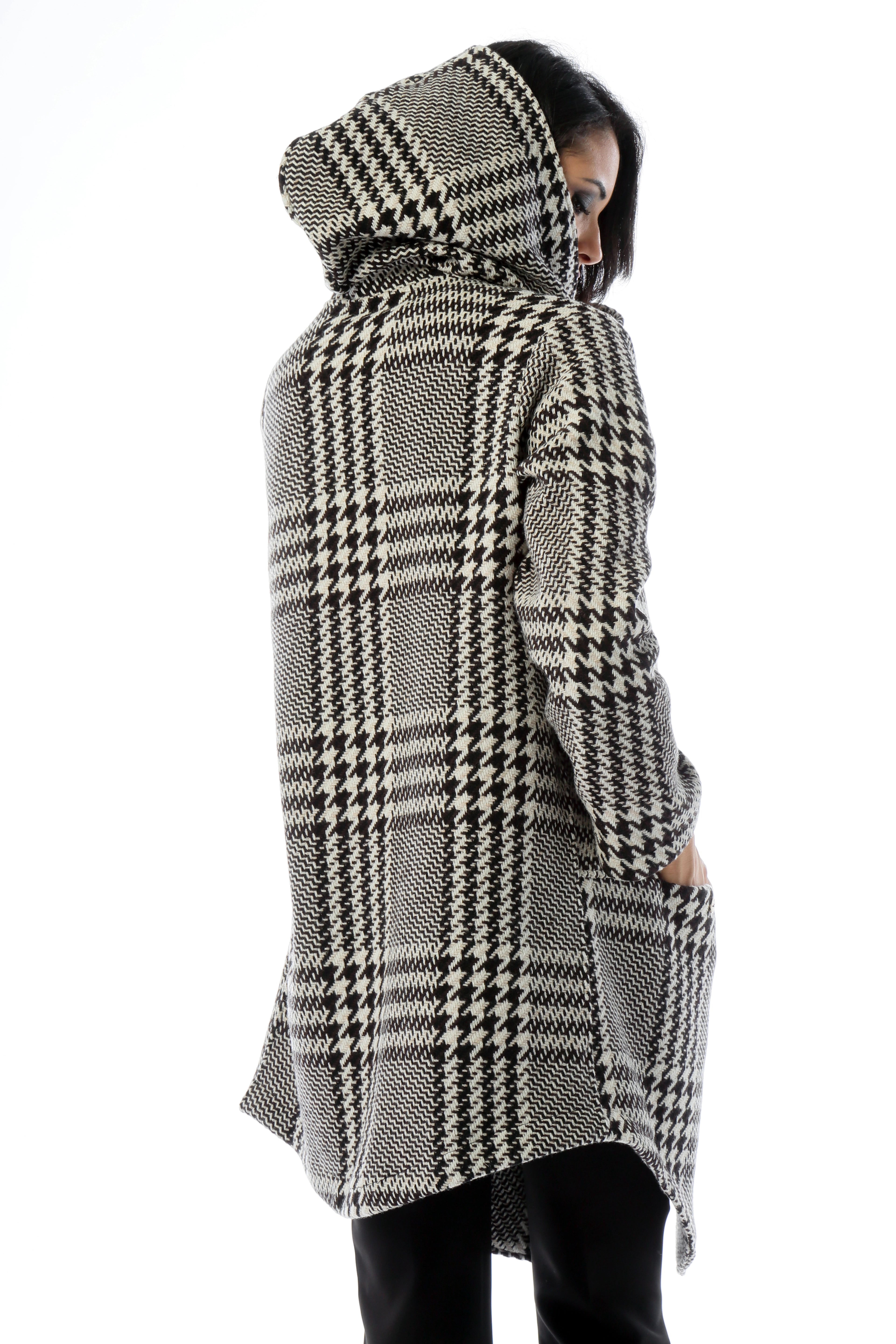 Cappotto con cappuccio
