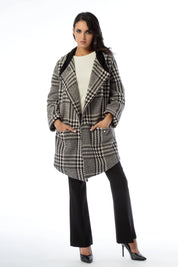 Cappotto con cappuccio