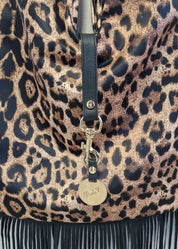 Sacca in Tessuto tecnico nylon con Frange - Paola Tienforti - Sito Ufficiale