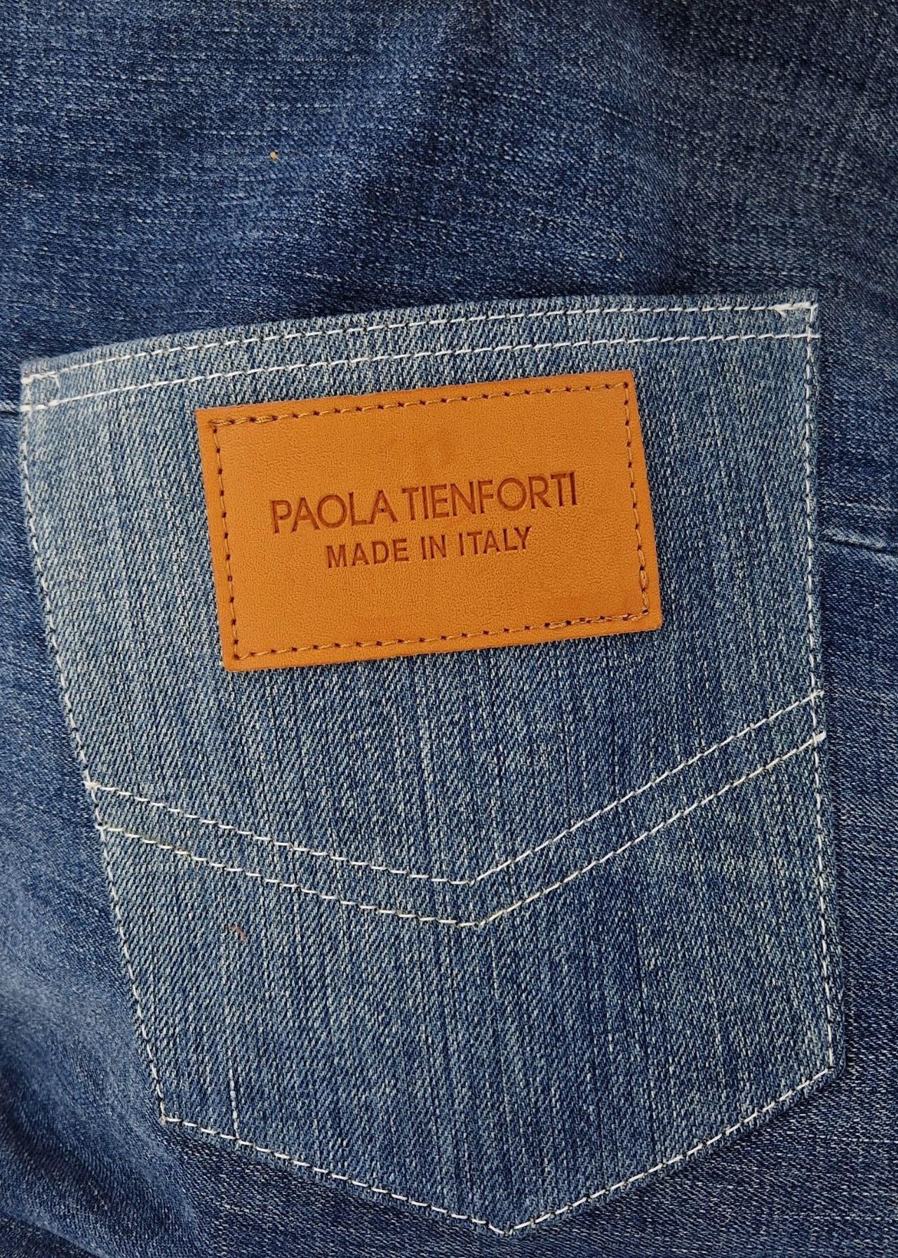 Shopper in Jeans e Pelle