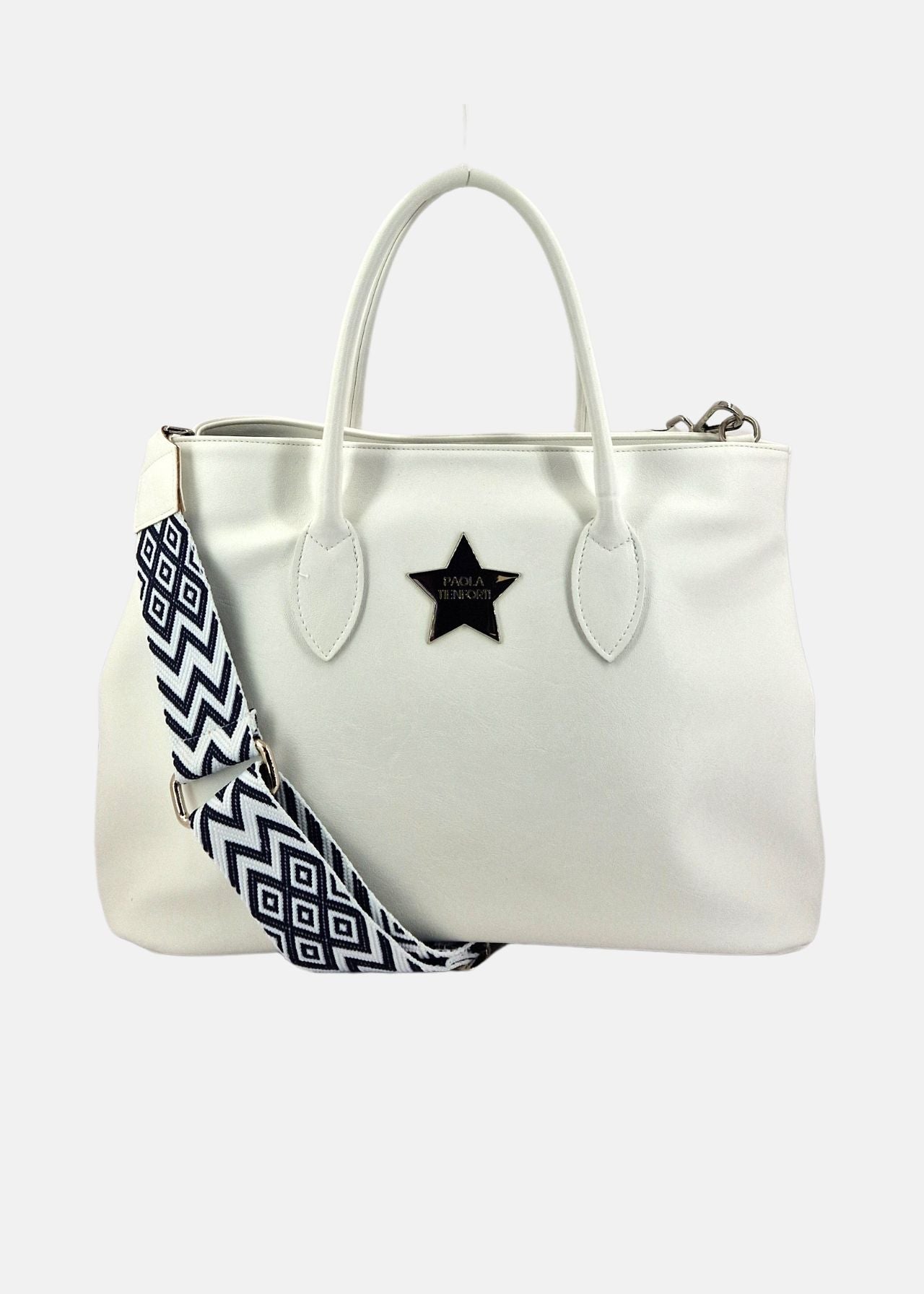 Shopper con stella argento