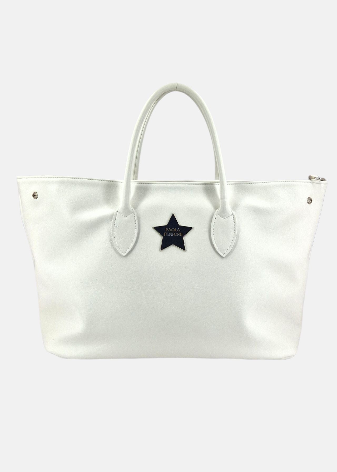 Shopper con stella argento