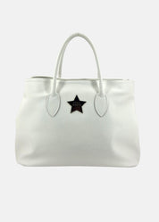 Shopper con stella argento