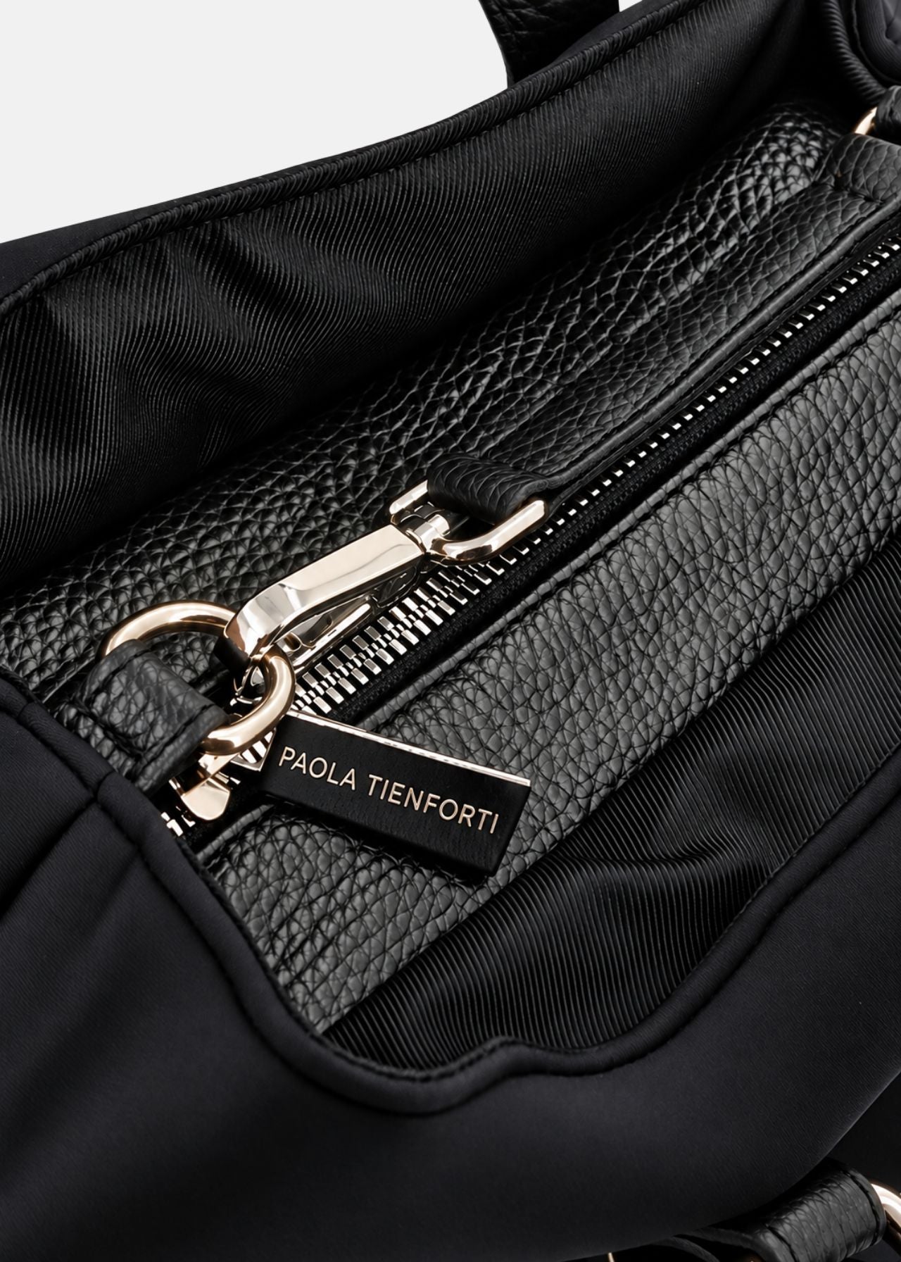 Shopper medium in neoprene e pelle