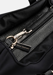 Shopper medium in neoprene e pelle