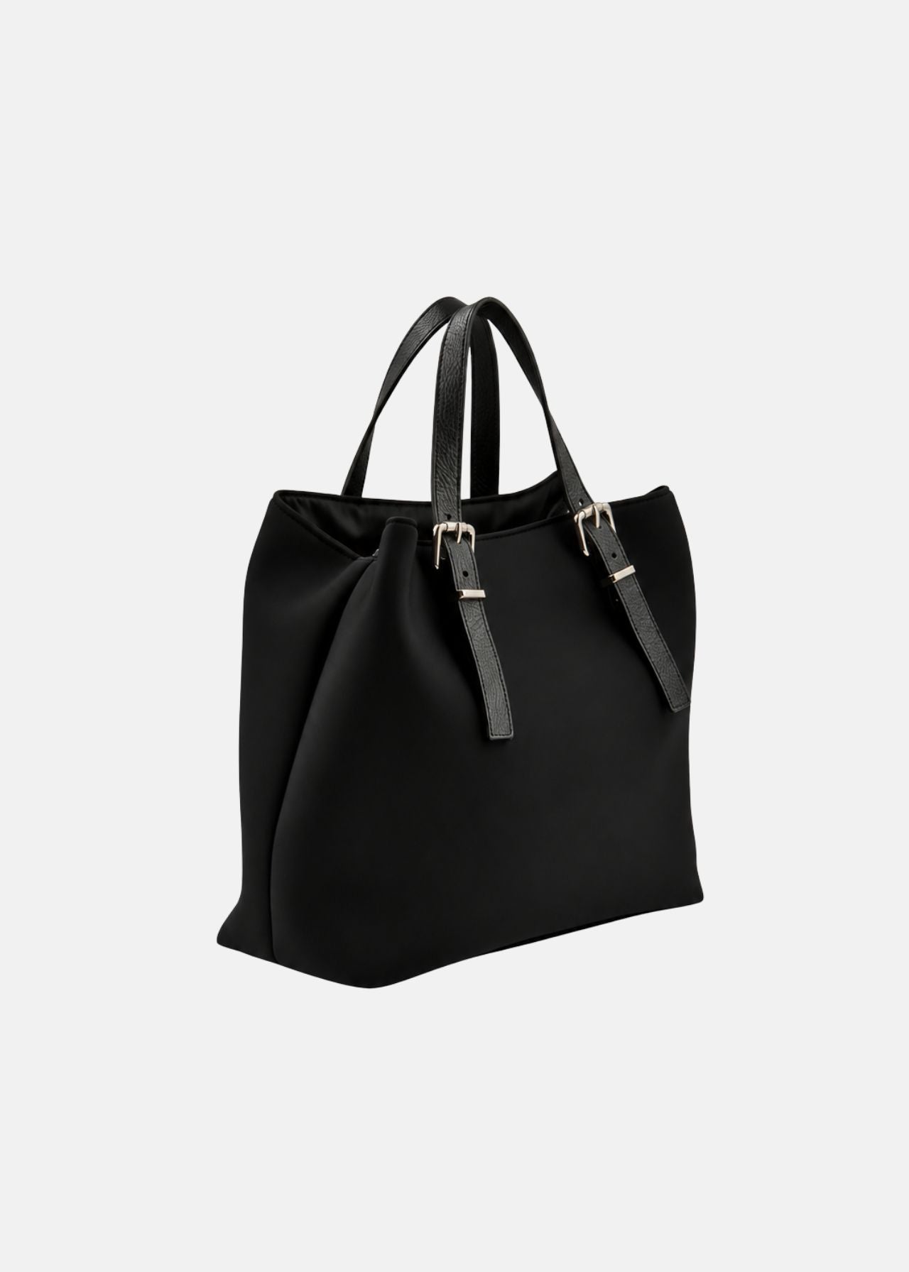 Shopper medium in neoprene e pelle