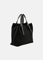 Shopper medium in neoprene e pelle