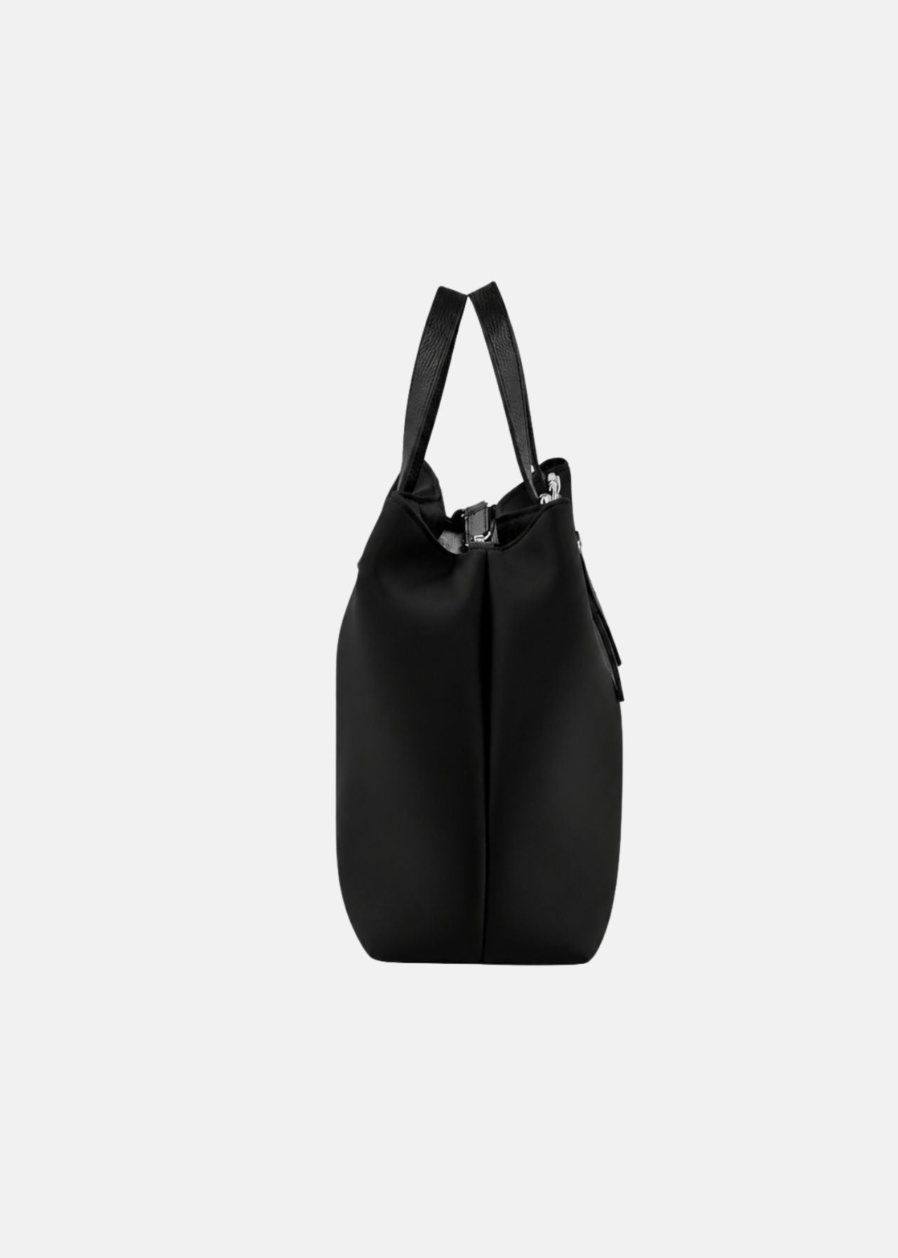 Shopper medium in neoprene e pelle