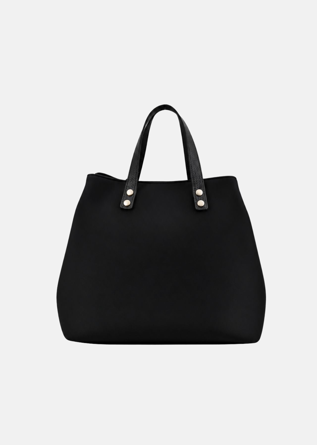 Shopper medium in neoprene e pelle