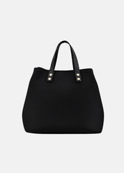 Shopper medium in neoprene e pelle