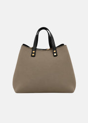 Shopper medium in neoprene e pelle