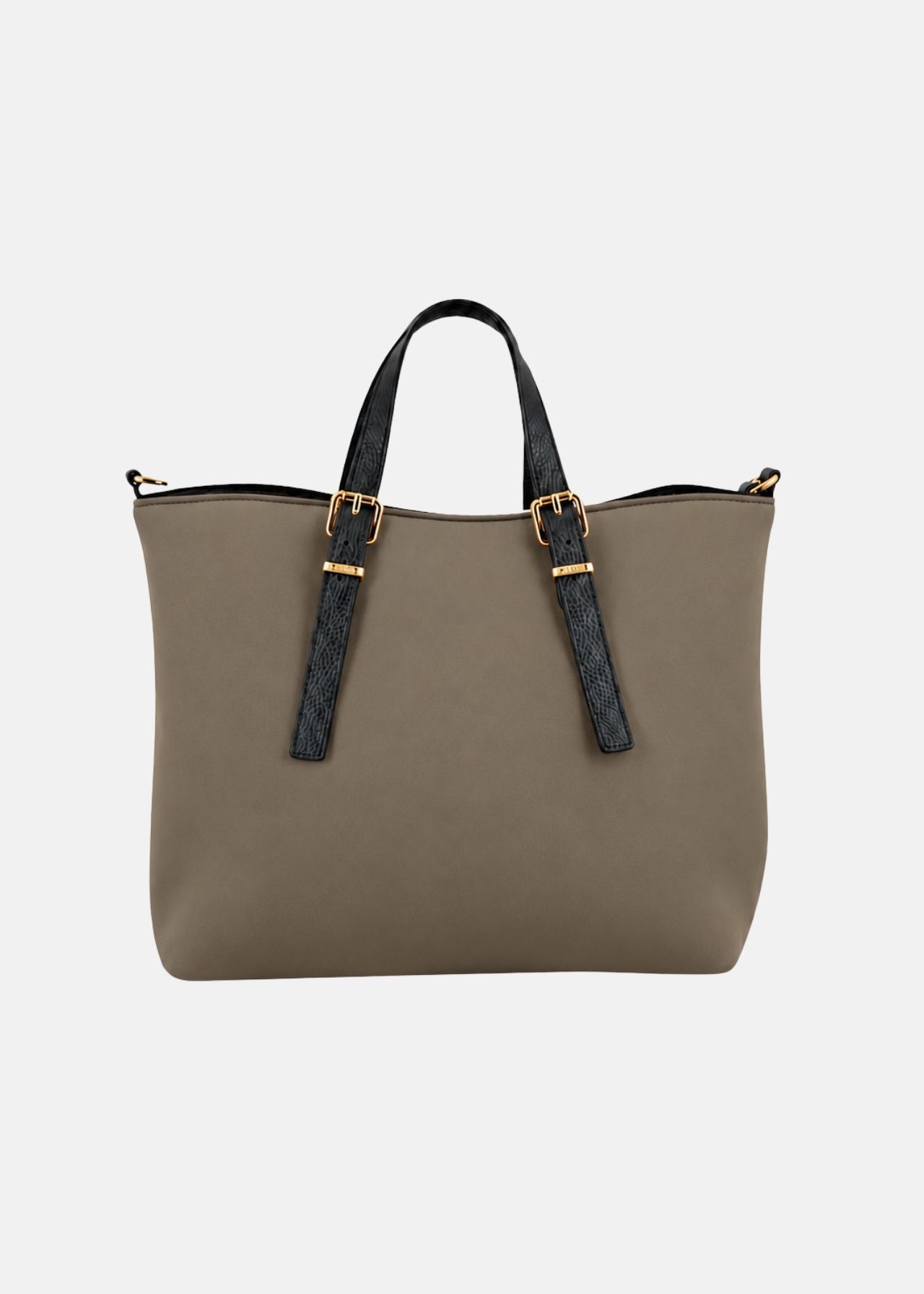 Shopper medium in neoprene e pelle