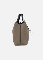 Shopper medium in neoprene e pelle