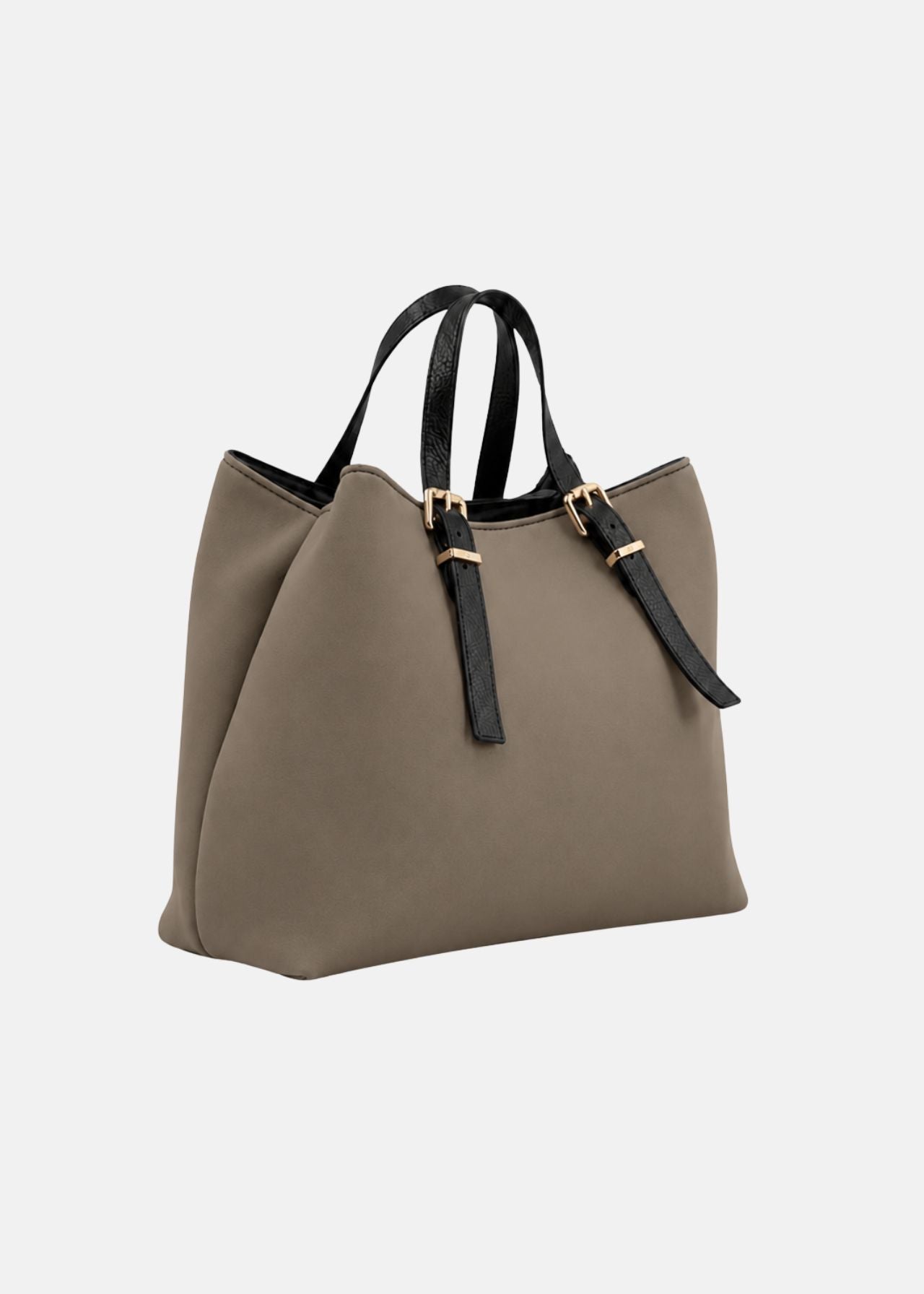 Shopper medium in neoprene e pelle