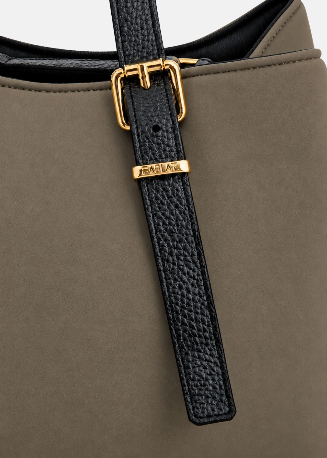 Shopper medium in neoprene e pelle