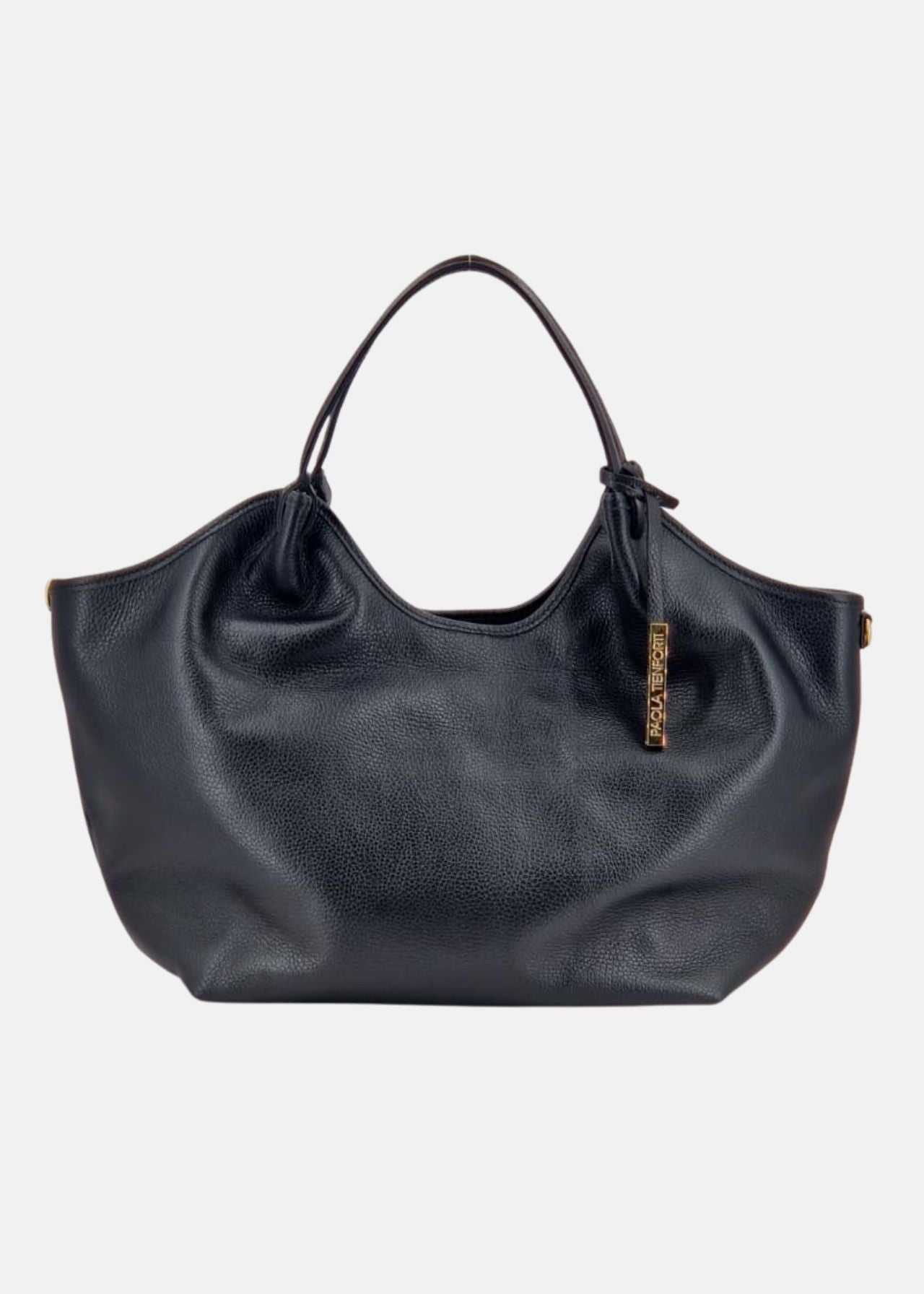Shopper in vera pelle