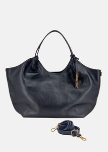Shopper in vera pelle