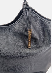 Shopper in vera pelle