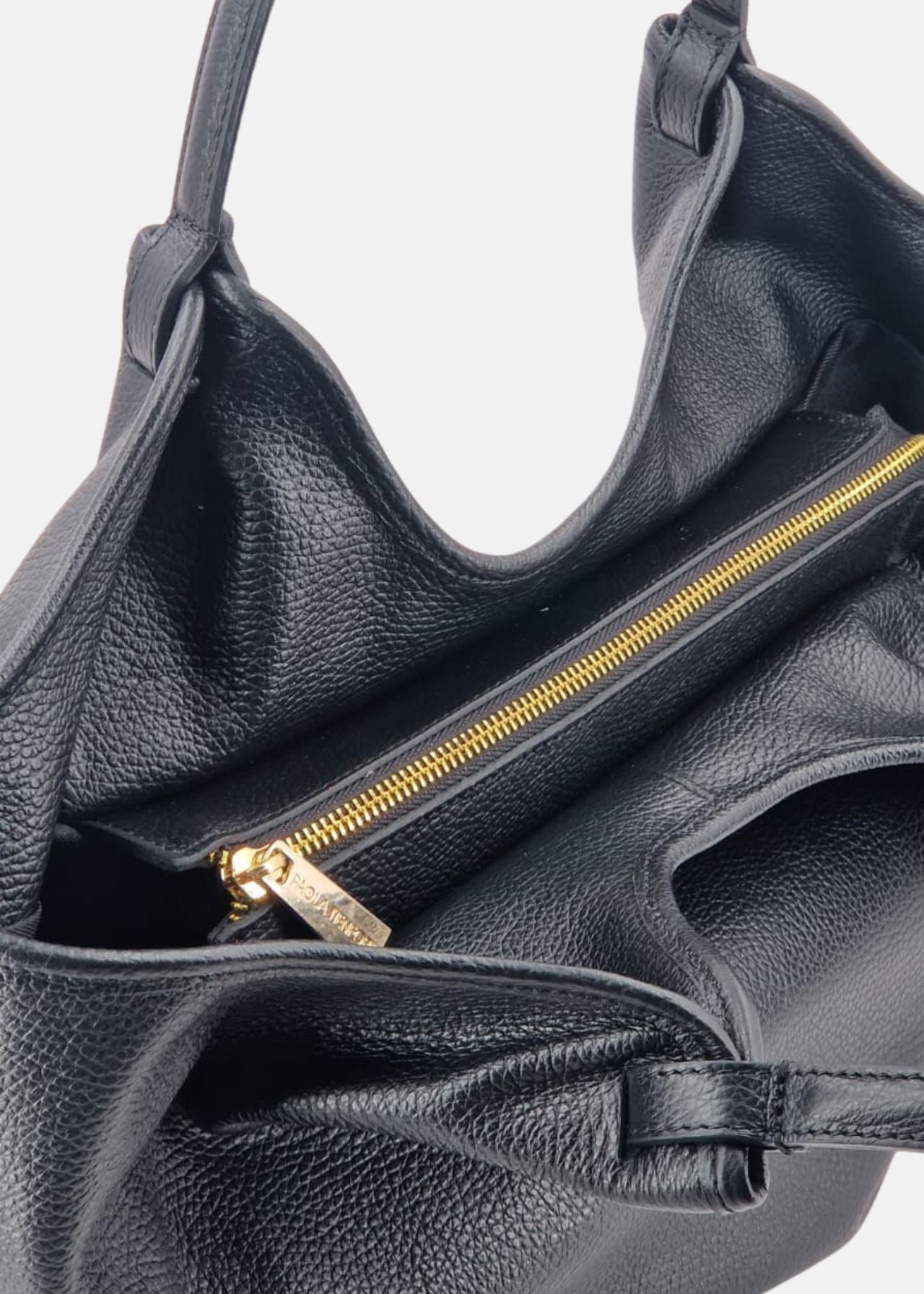 Shopper in vera pelle