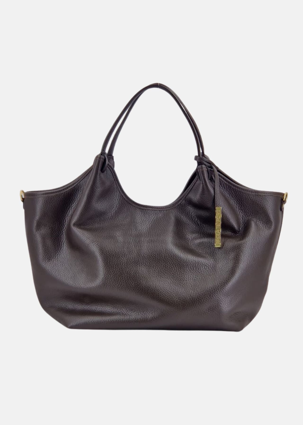 Shopper in vera pelle