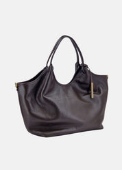 Shopper in vera pelle