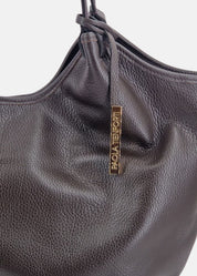 Shopper in vera pelle