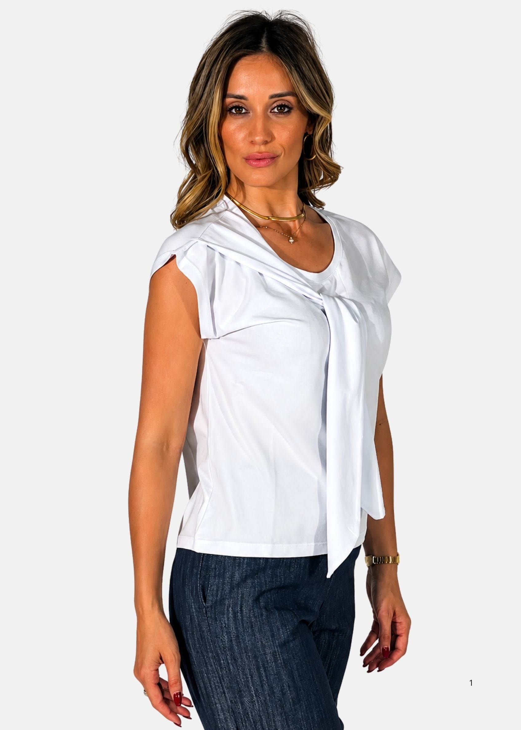 T-Shirt Donna con nodo