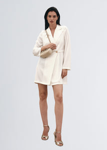 Robe-manteau in cady fluid stretch