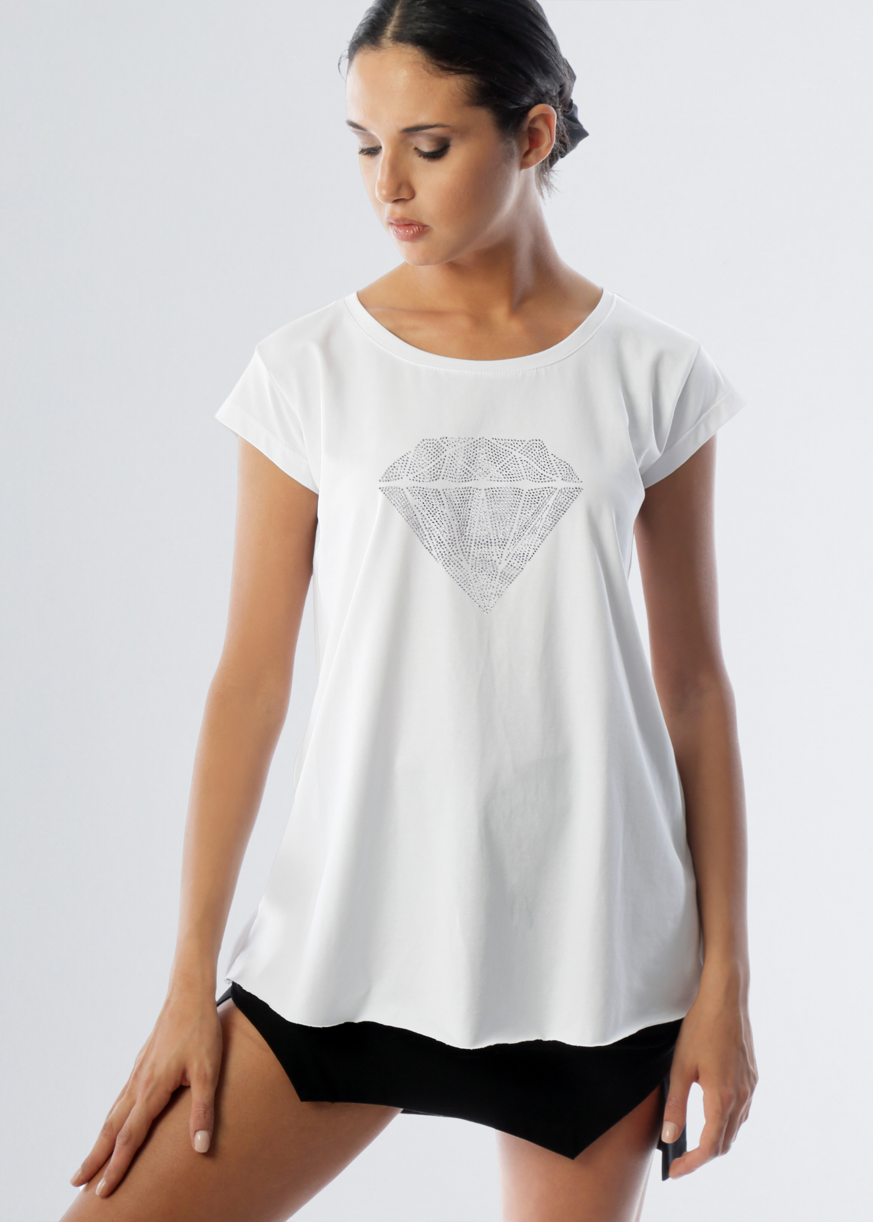 Paola T. Maxi t-shirt Diamond