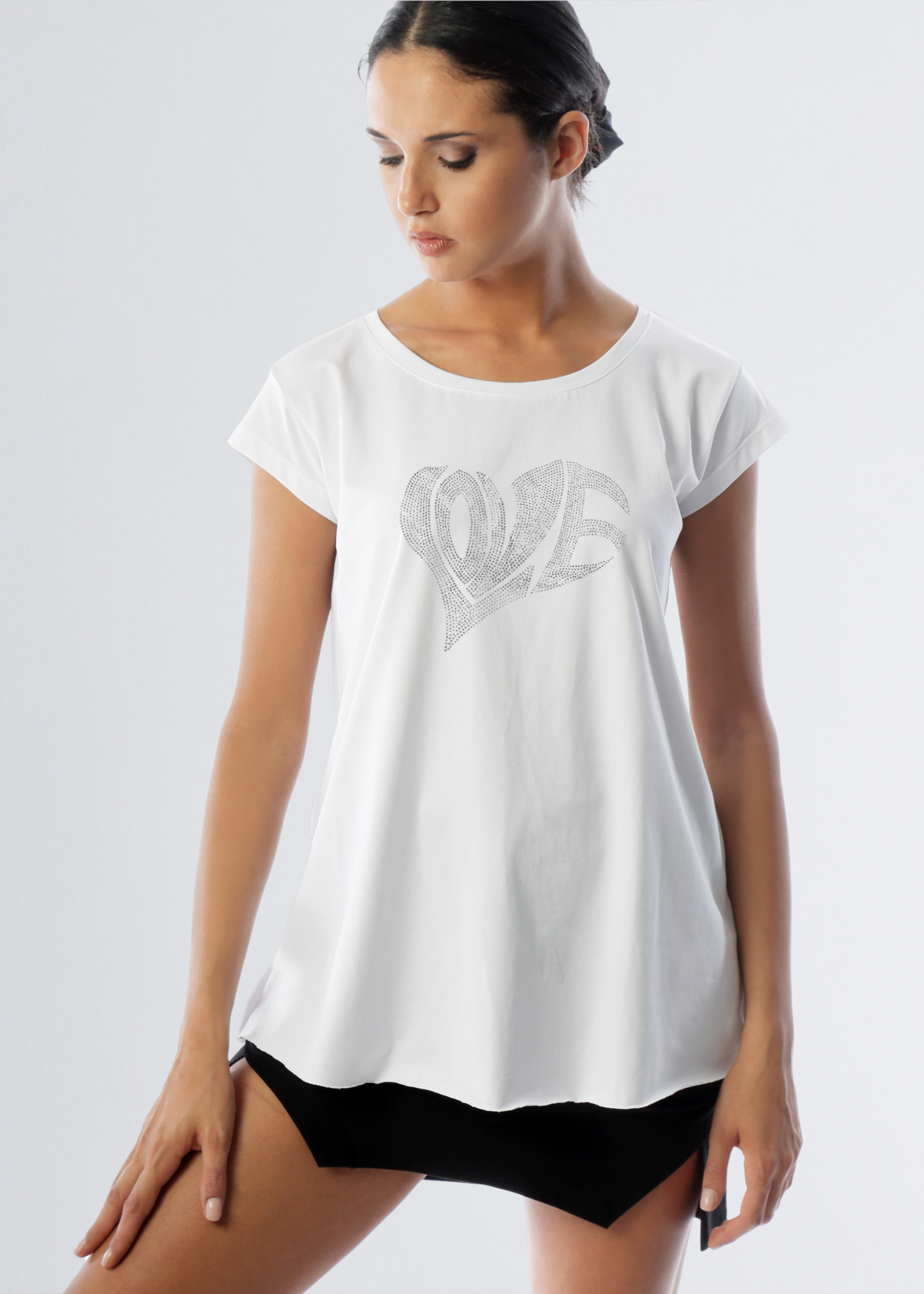 Paola T. Maxi t-shirt Heart