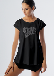 Maxi t-shirt Heart