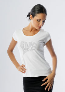 T-shirt slim Heart