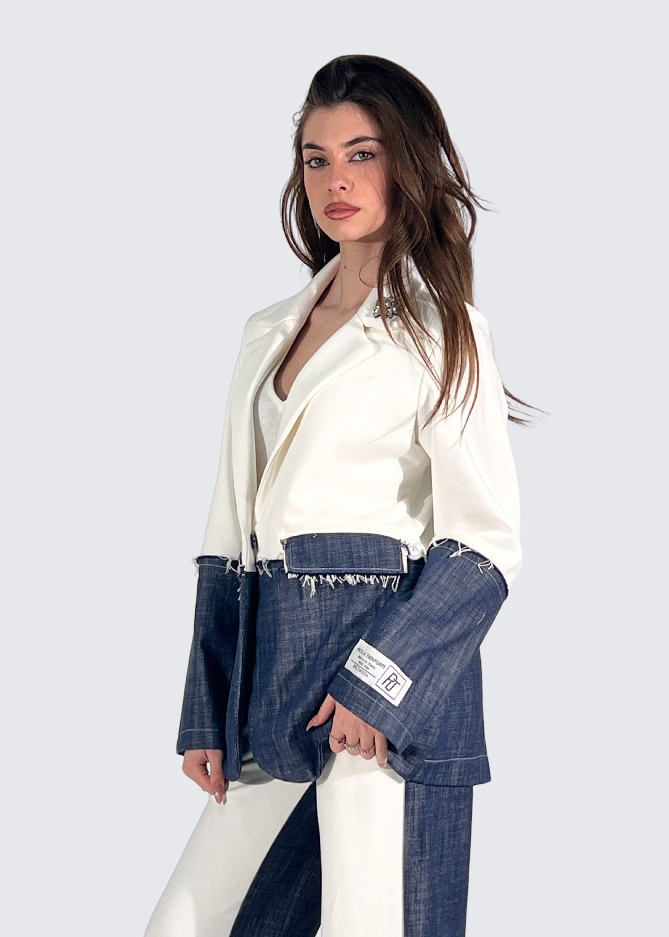 Giacca in felpa e jeans