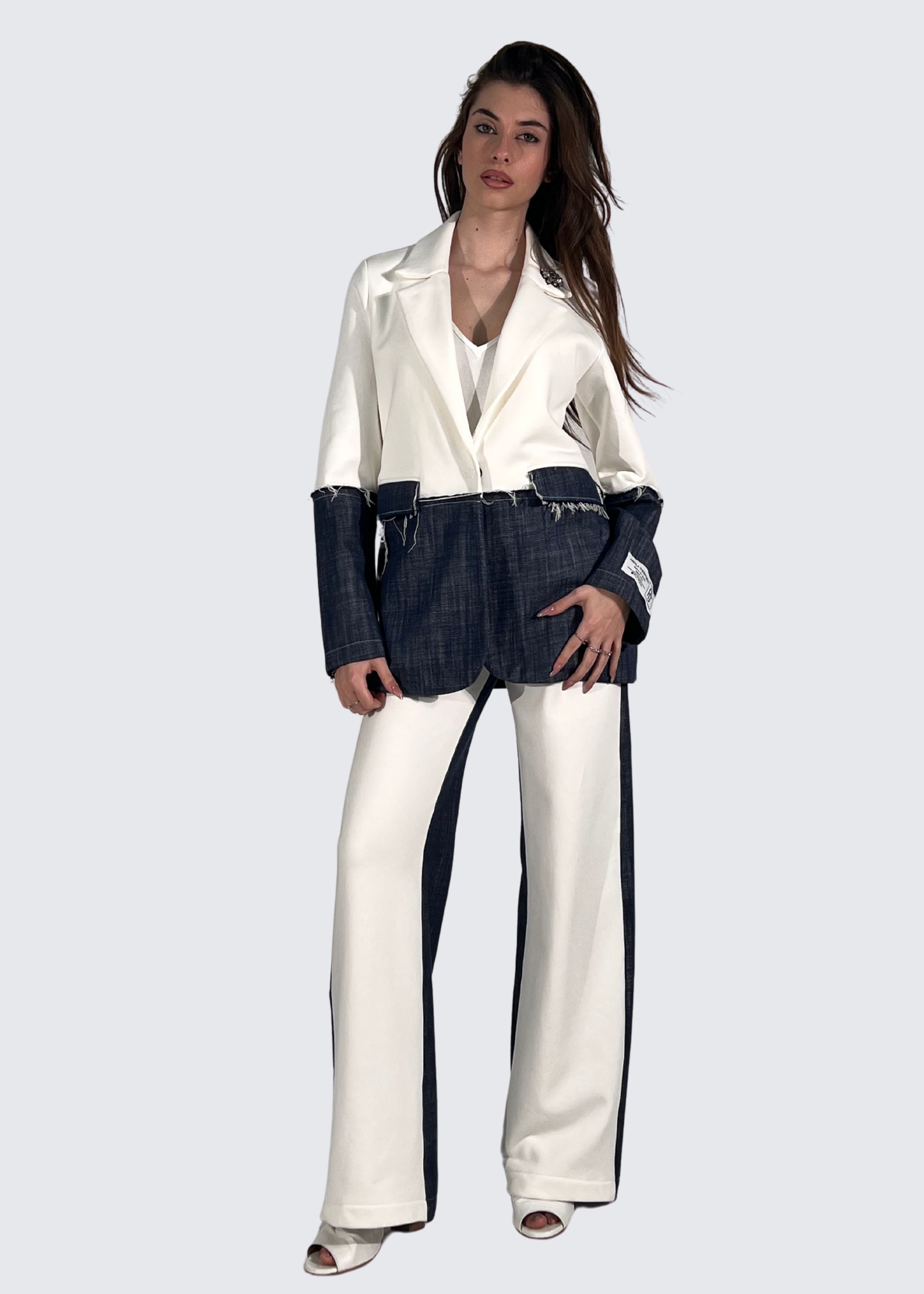 Giacca in felpa e jeans