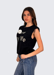 T-Shirt Smanicata