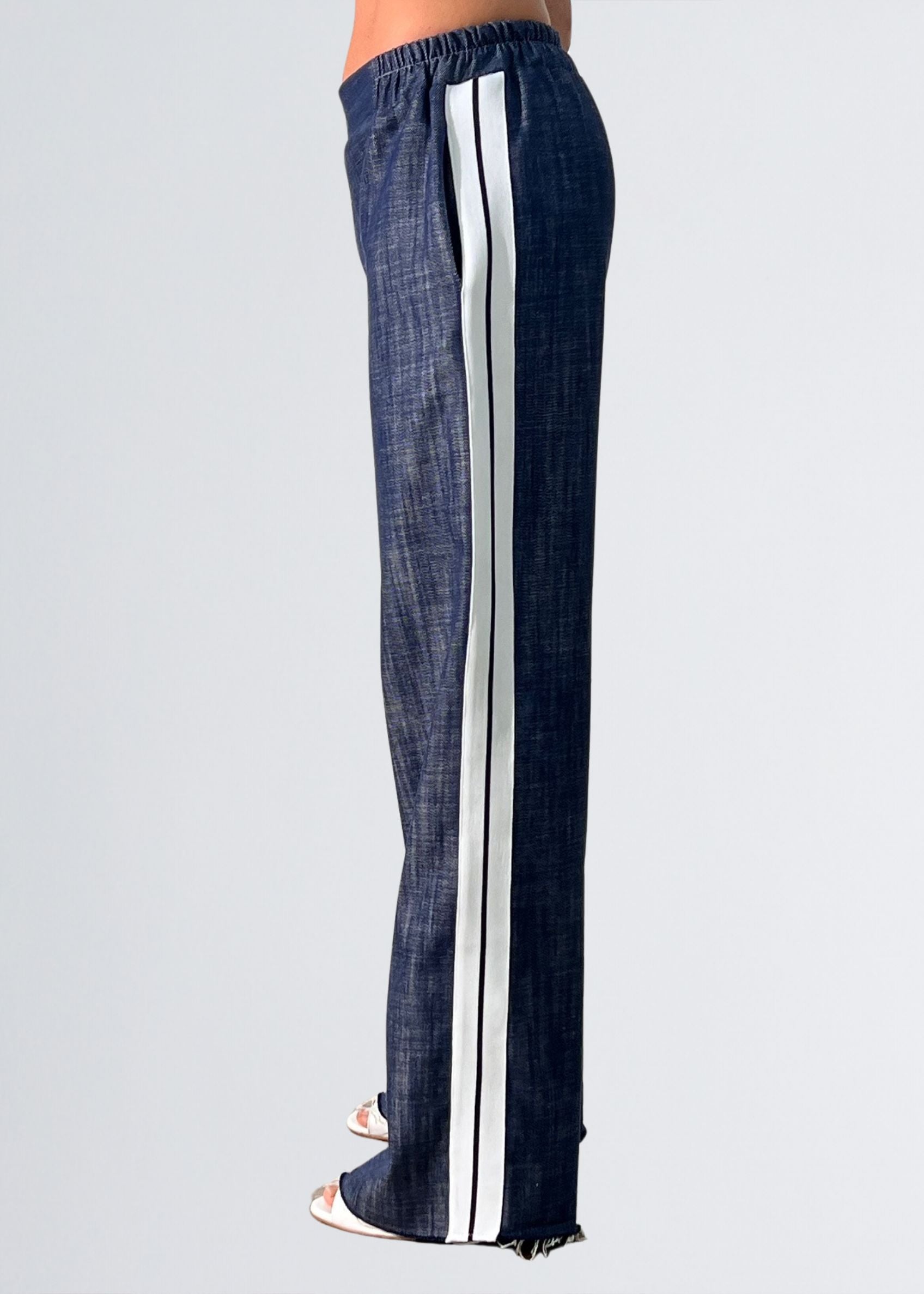 Pantapalazzo denim